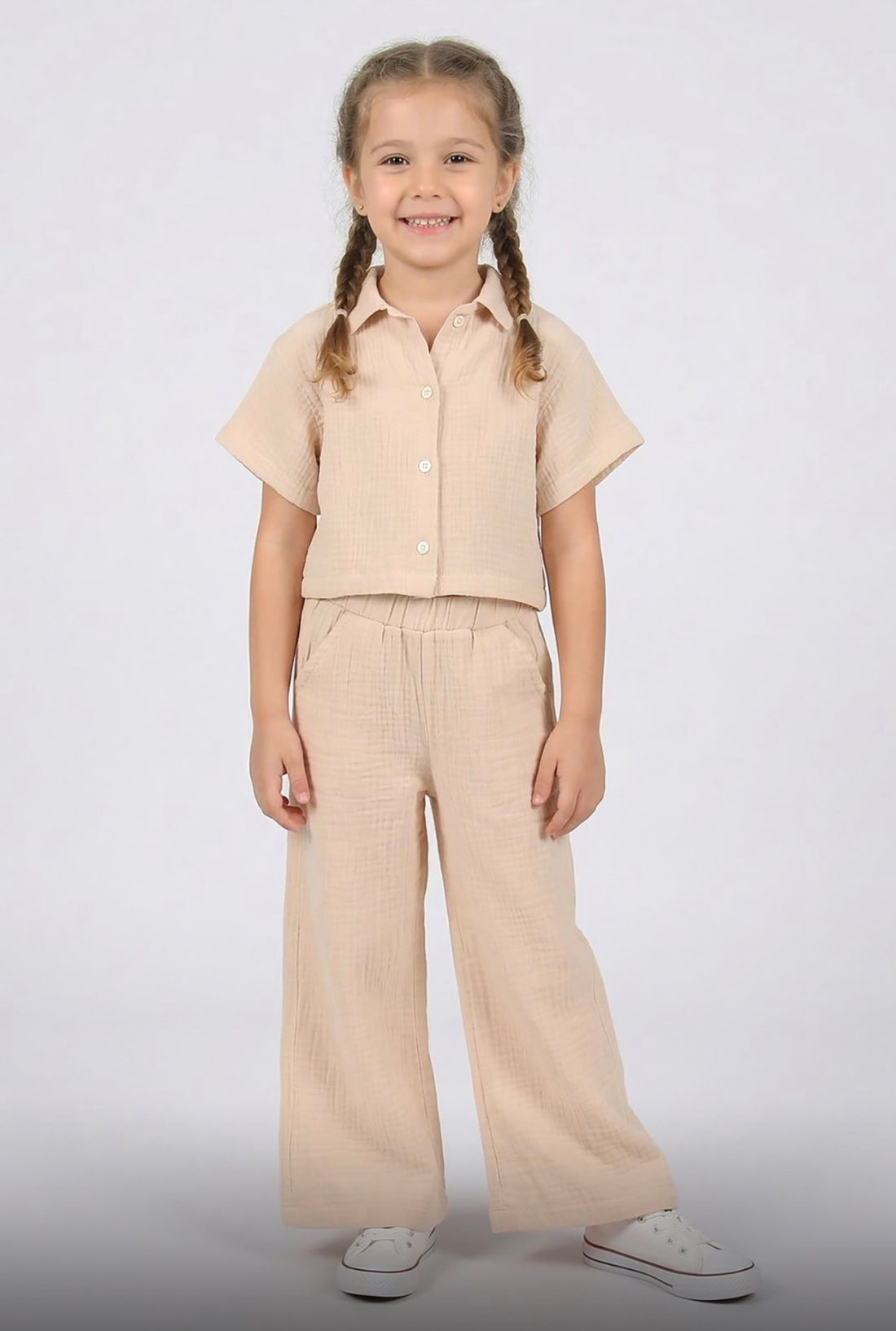 DMB GÖMLEKLİ MÜSLİN %100 PAMUKLU TAKIM