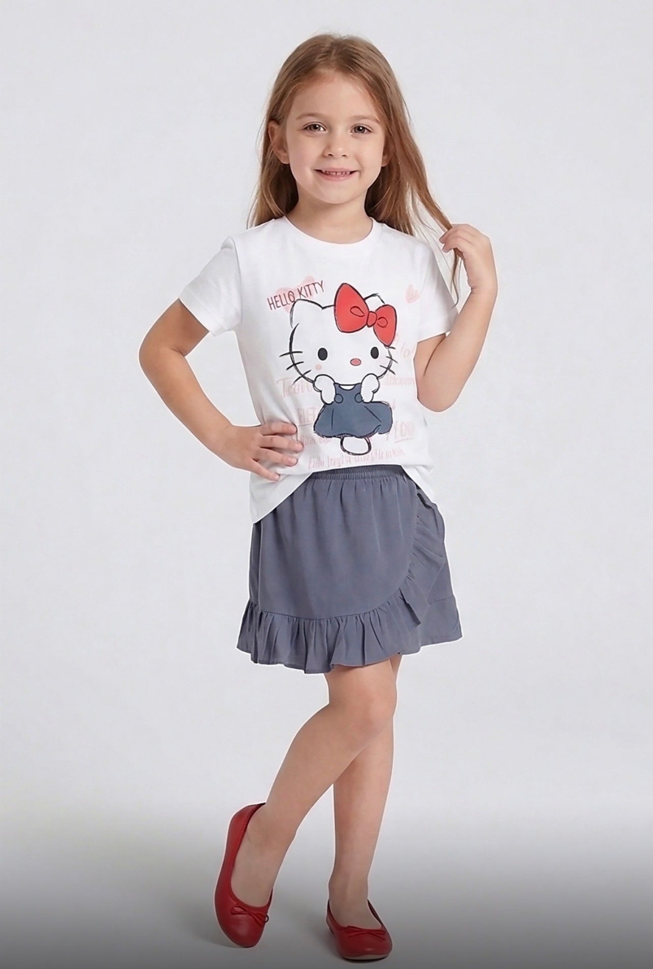 DMB ŞORT ETEKLİ %100PAMUKLU TAKIM