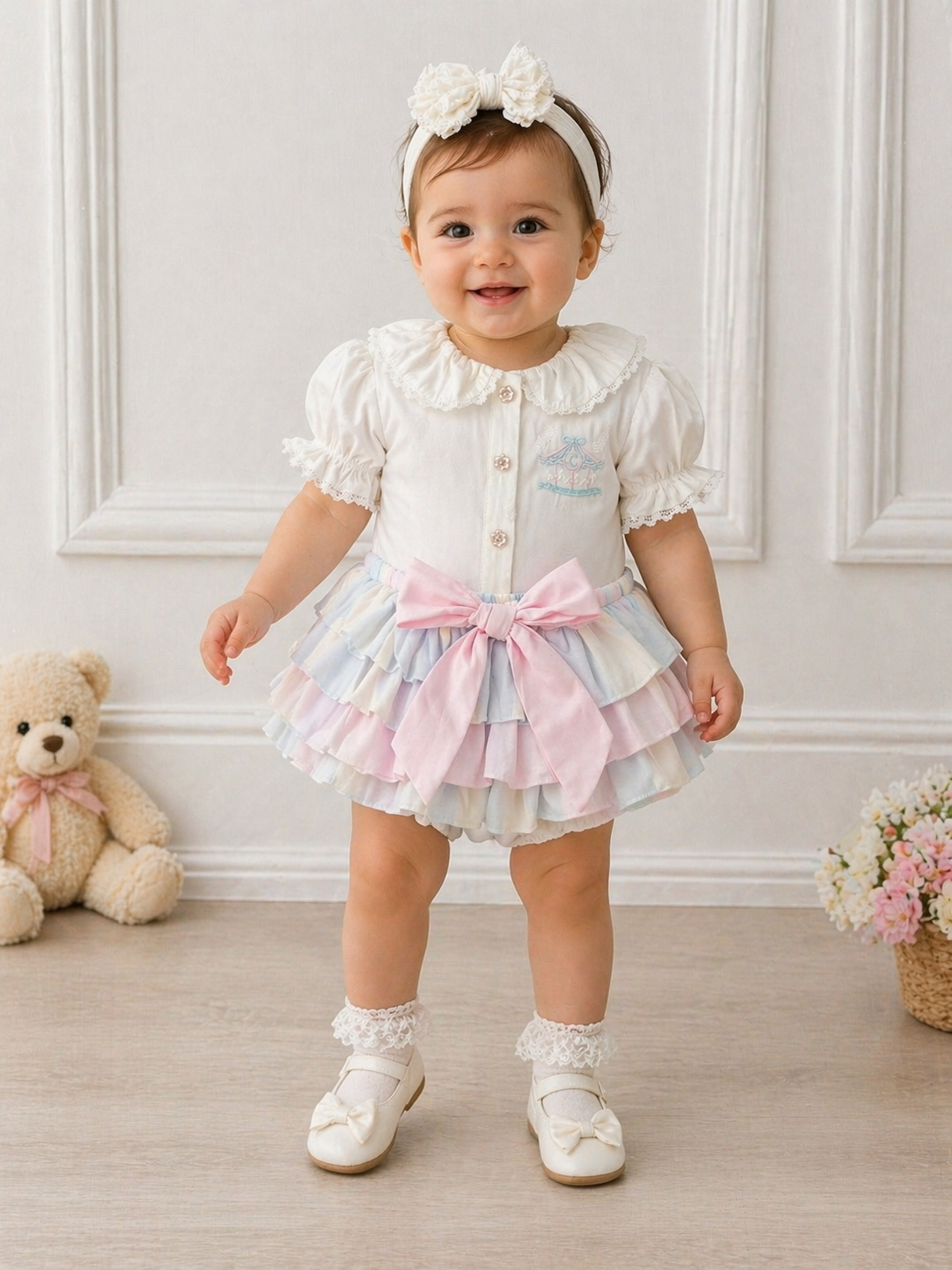 CUMİNO GÖMLEKLİ ROMPER SET