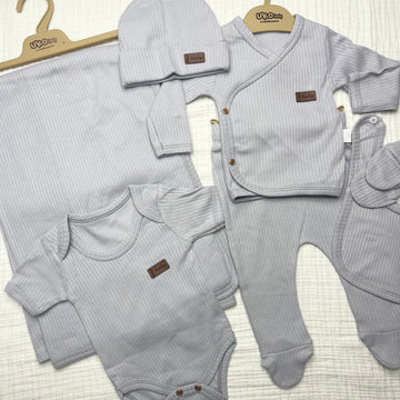 UKO BABY DÜZ RENK 7 Lİ HASTANE ÇIKIŞ SETİ
