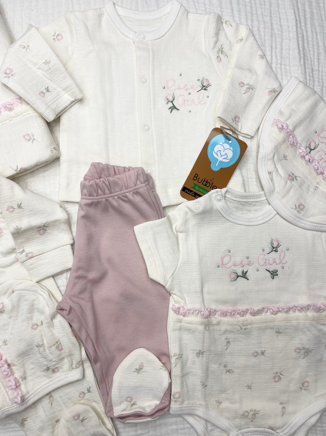 BUBBLES ROSE GİRL 10 PARÇA HASTANE ÇIKIŞ SETİ