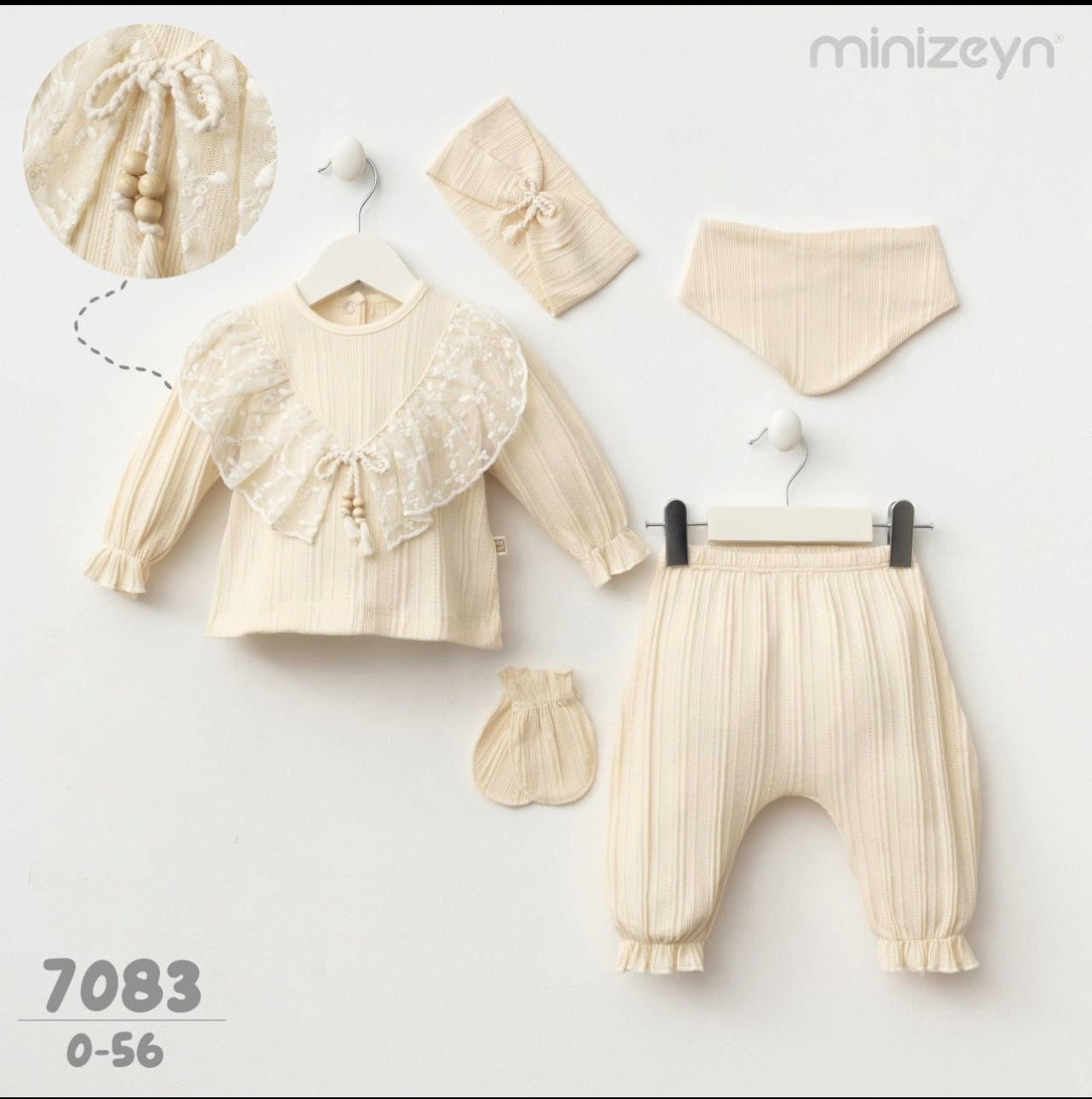 MİNİZEYN DANTELLİ 5 Lİ SET