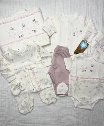 BUBBLES ROSE GİRL 10 PARÇA HASTANE ÇIKIŞ SETİ