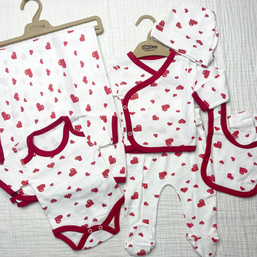 UKO BABY KALPLİ 7 Lİ HASTANE ÇIKIŞ SETİ