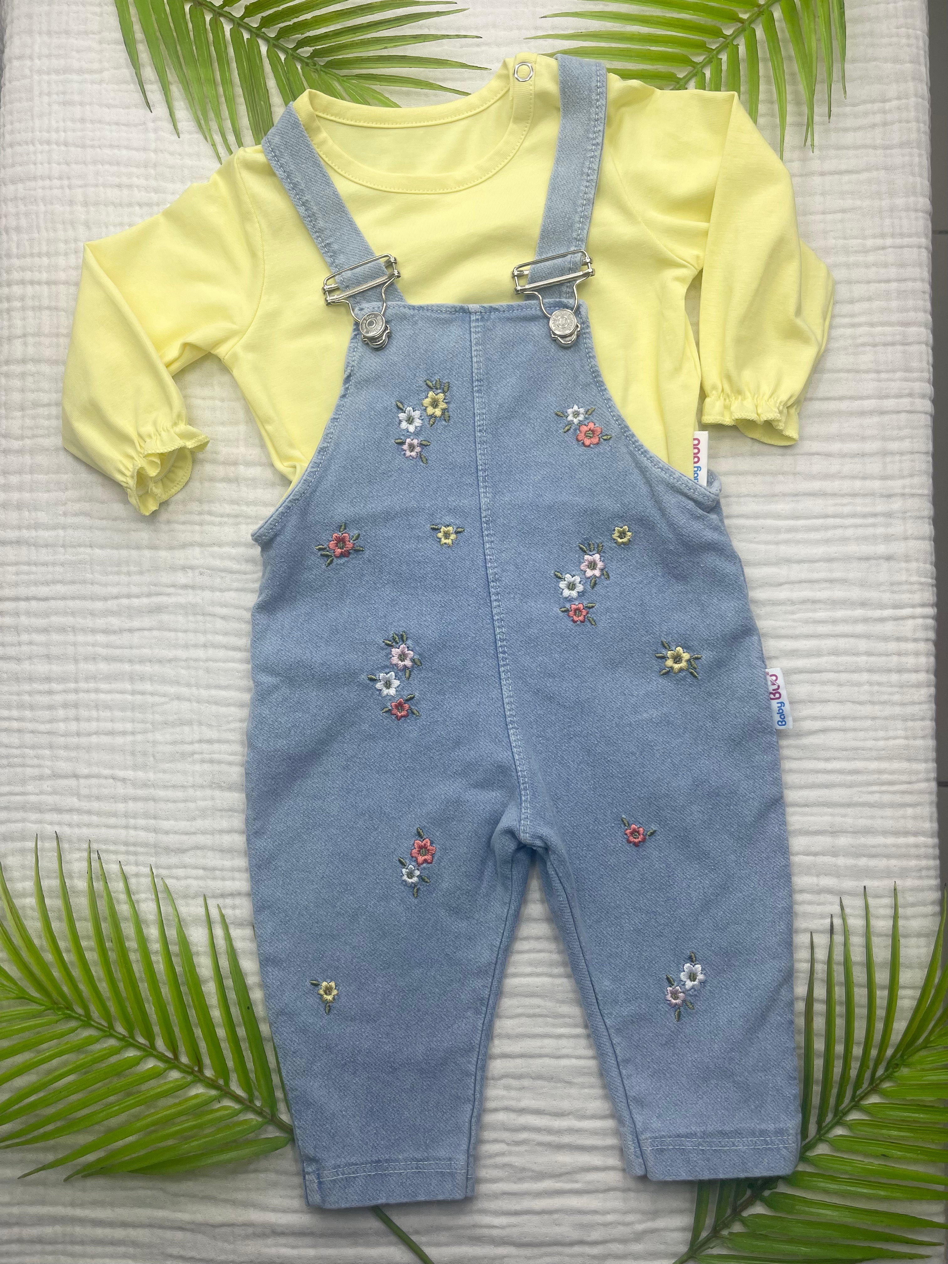BABY BUU ÇİÇEKLİ İKİLİ SLOPET