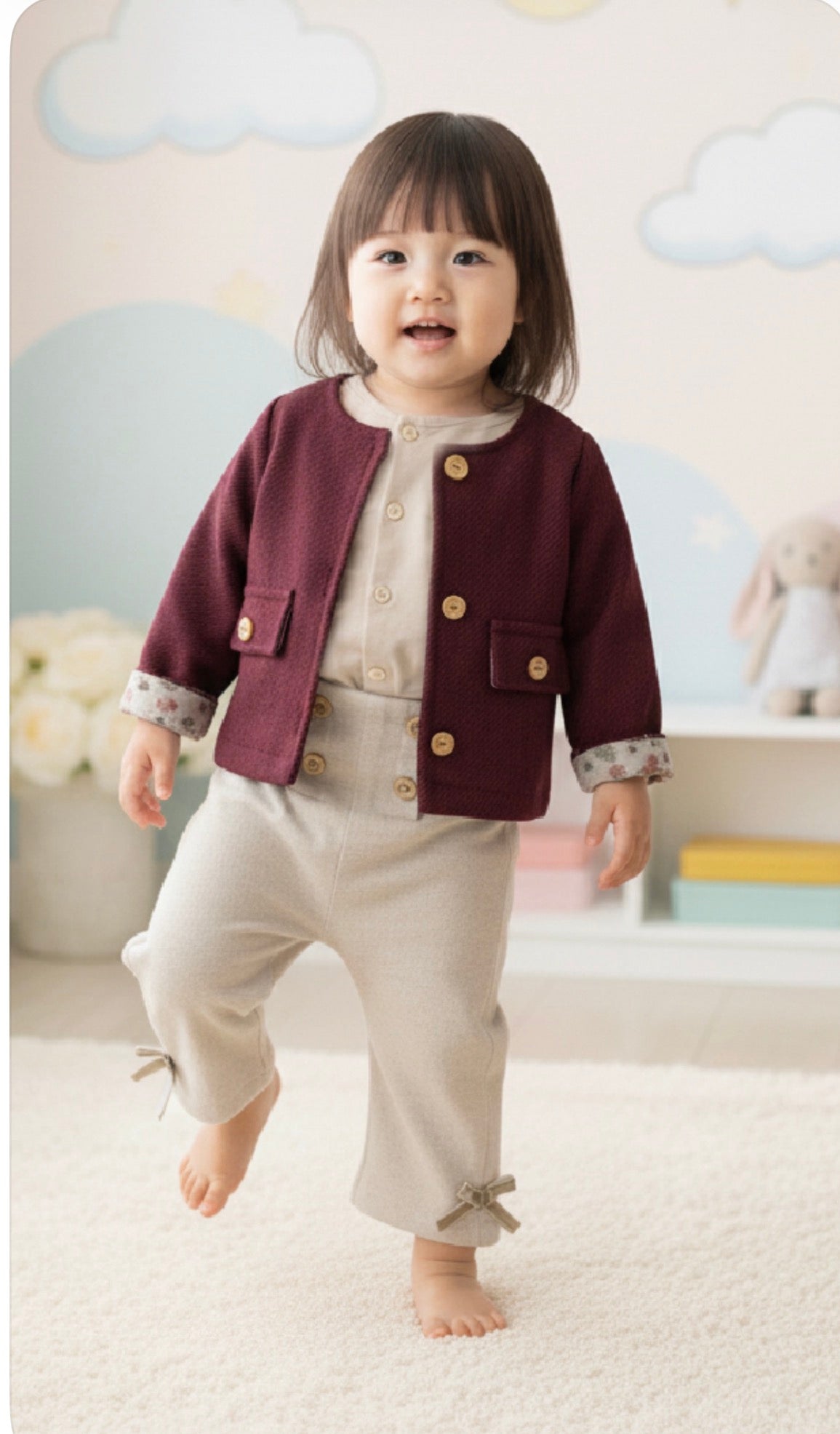 SWEETME ÜÇLÜ PANTOLONLU TAKIM