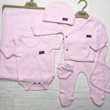 UKO BABY DÜZ RENK 7Lİ HASTANE ÇIKIŞ SETİ