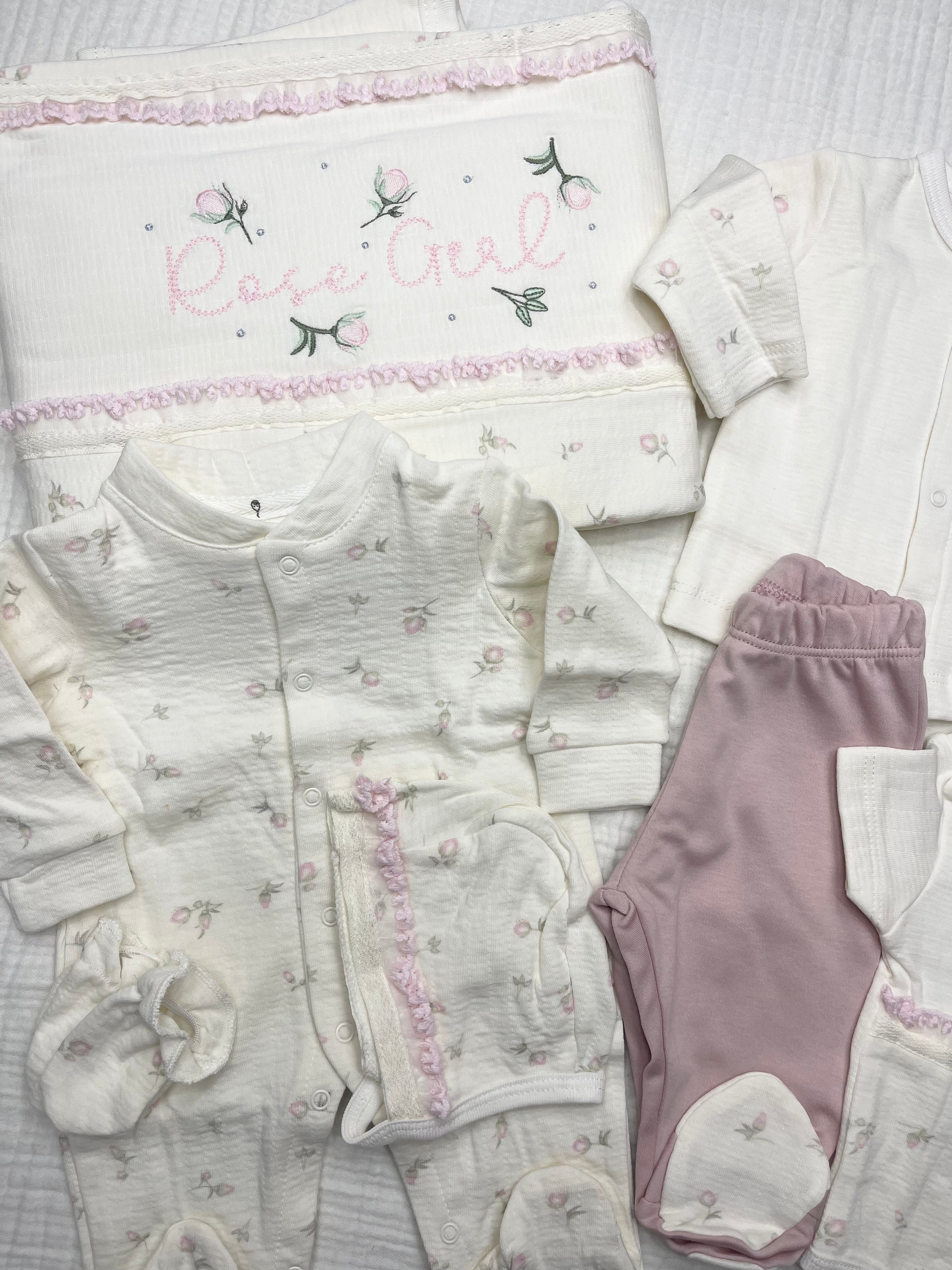 BUBBLES ROSE GİRL 10 PARÇA HASTANE ÇIKIŞ SETİ