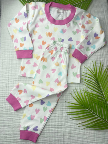 SEÇKİN BABY KALPLİ PİJAMA TAKIMI