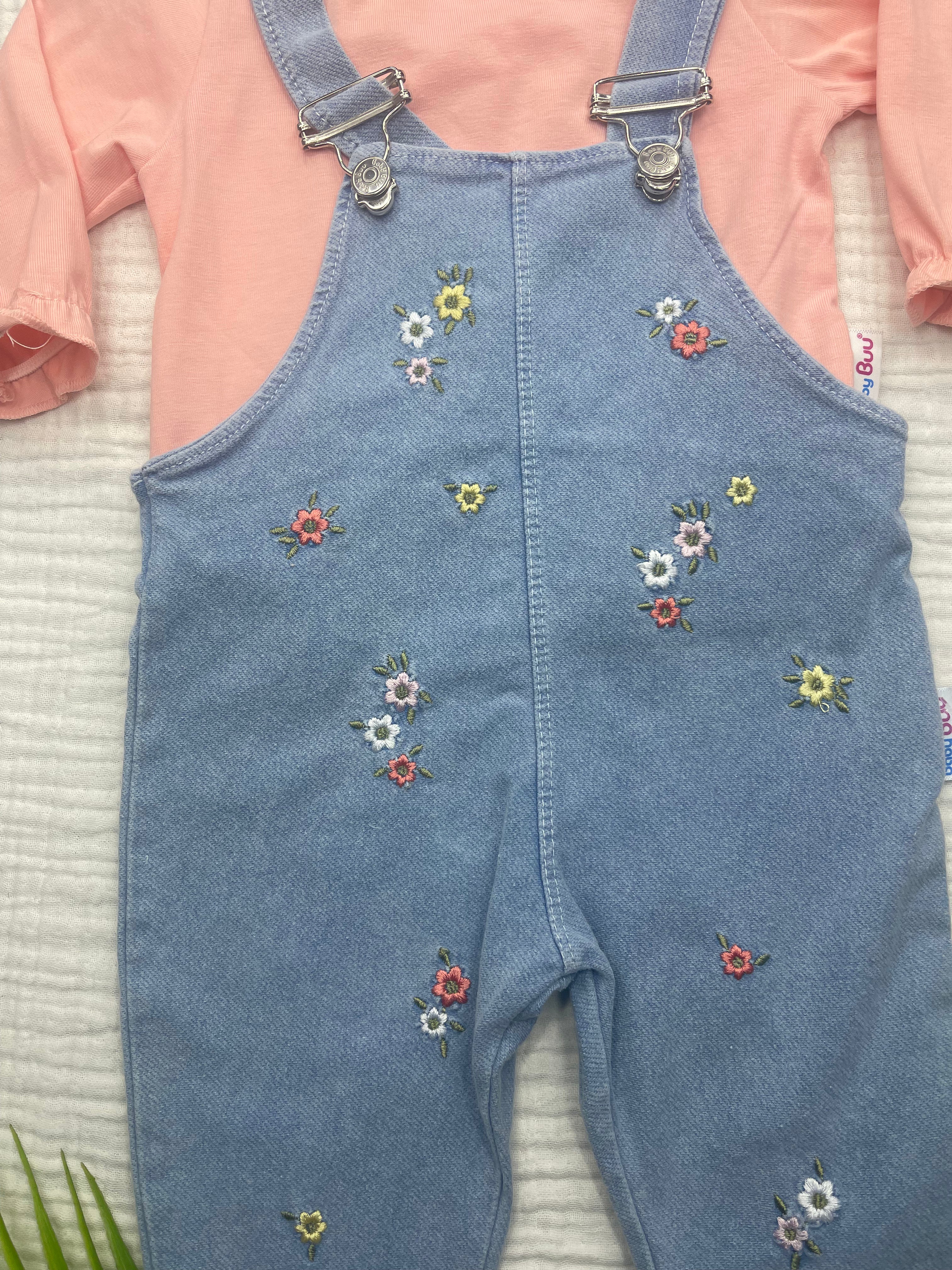 BABY BUU ÇİÇEKLİ İKİLİ SLOPET