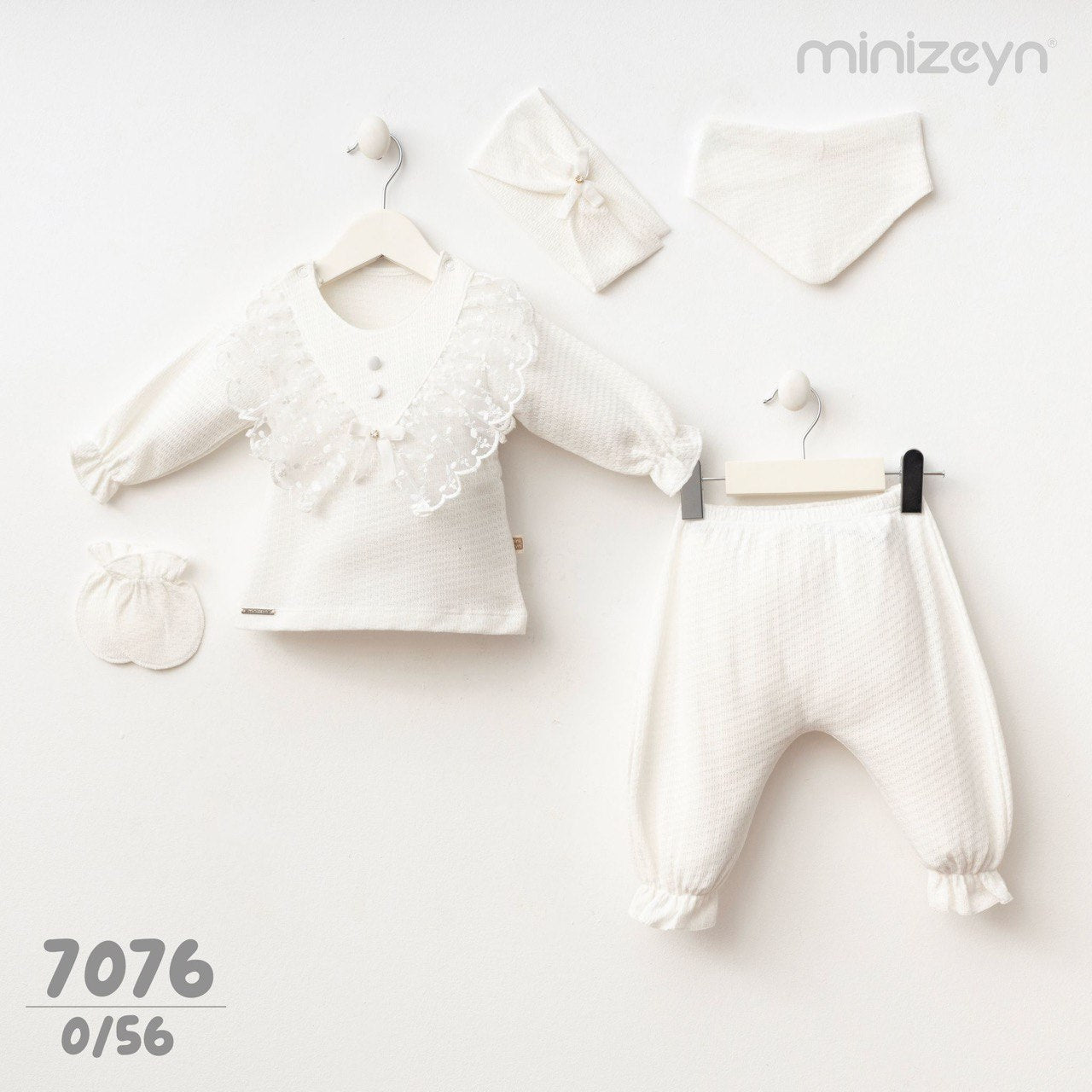 MİNİZEYN %100 PAMUKLU 5Lİ HASTANE SETİ